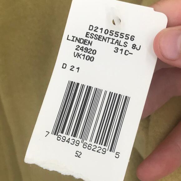 Jones New York 2 Pc Set Long Sleeve Shirt Open Jacket Wool Large Green NEW - Picture 9 of 11